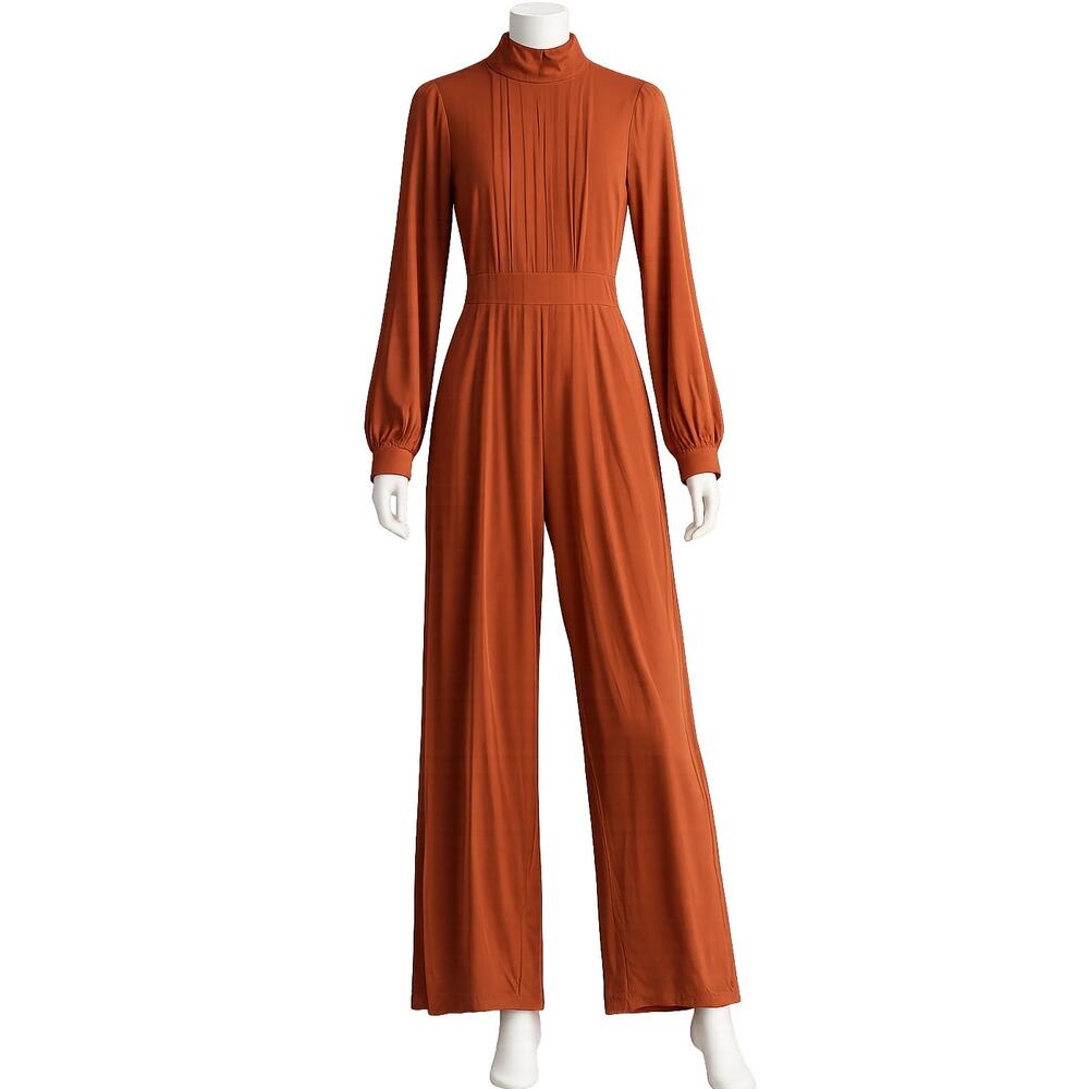 & Other Stories Terracotta Wide Leg Jumpsuit - Size 4